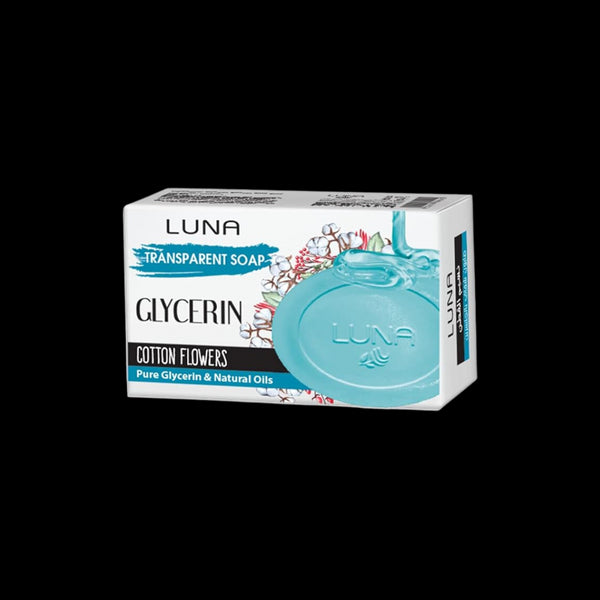 Luna soap with glycerin and cotton flower 100 g - Luna